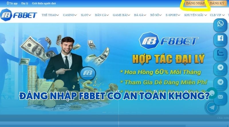 Đăng nhập F8-bet.cx có an toàn không